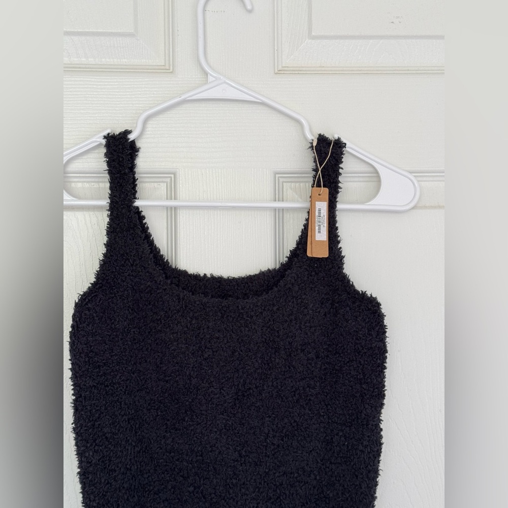 Skims Women's Black Crop-top NWT - Picture 3 of 7